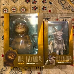 Where the Wild Things Are Vinyl Action Figures – Max, Alexander & Carol